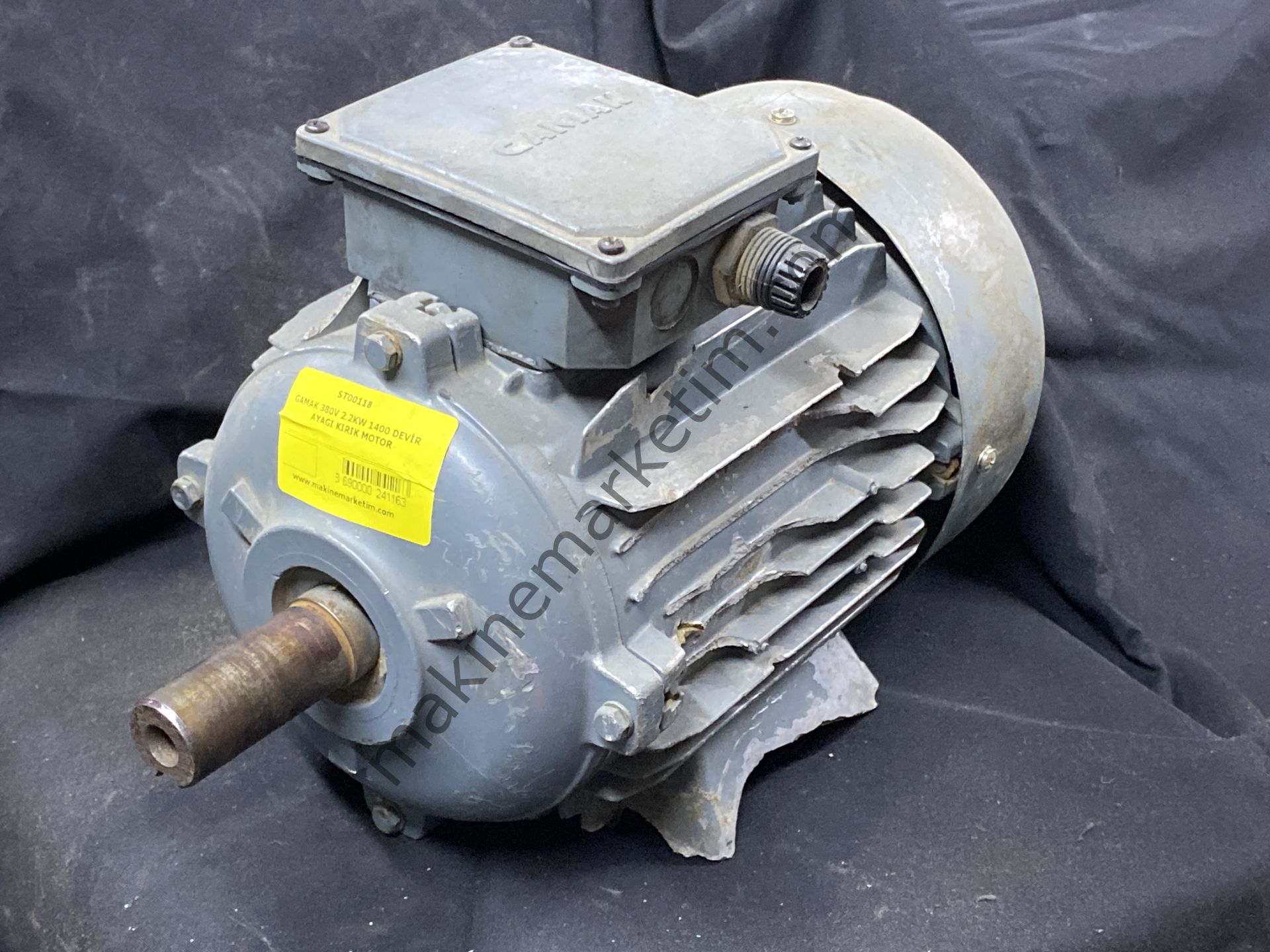GAMAK 380V 2.2KW 1400 DEVİR MOTOR AYAĞI YOK