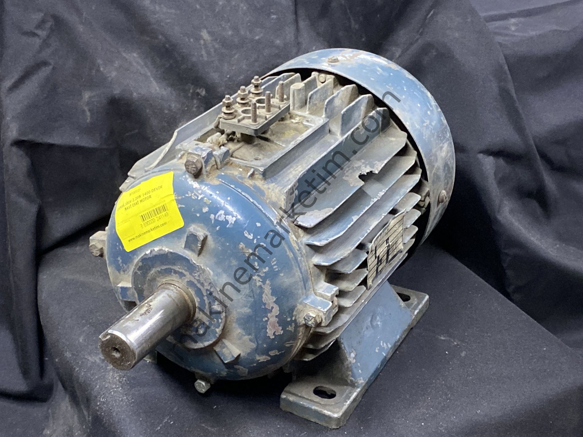 GAMAK 380V 2.2KW 1400 DEVİR MAVİ MOTOR ESKİ TİP