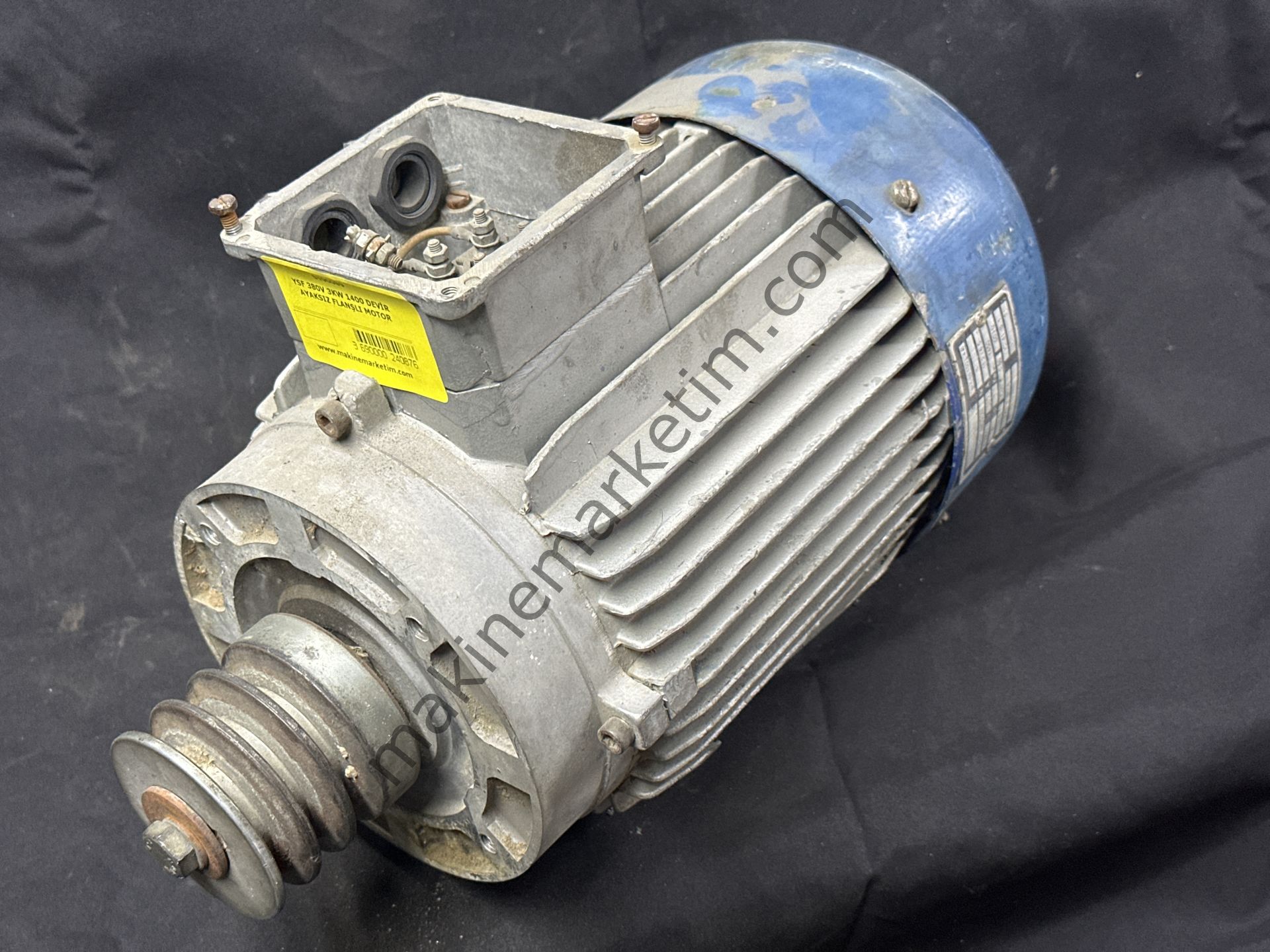 YSF 380V 3KW 1400 DEVİR AYAKSIZ FLANŞLI MOTOR