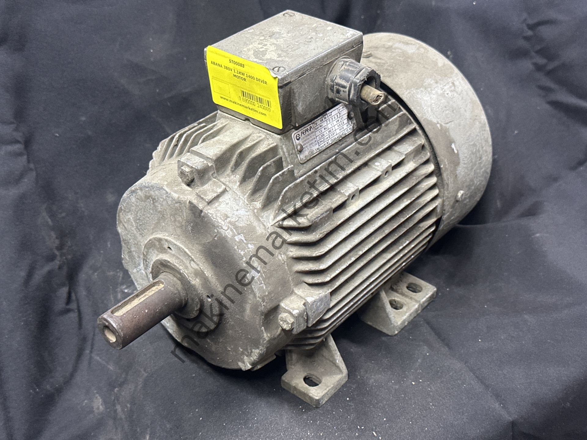 ABANA 380V 1.1KW 1400 DEVİR MOTOR