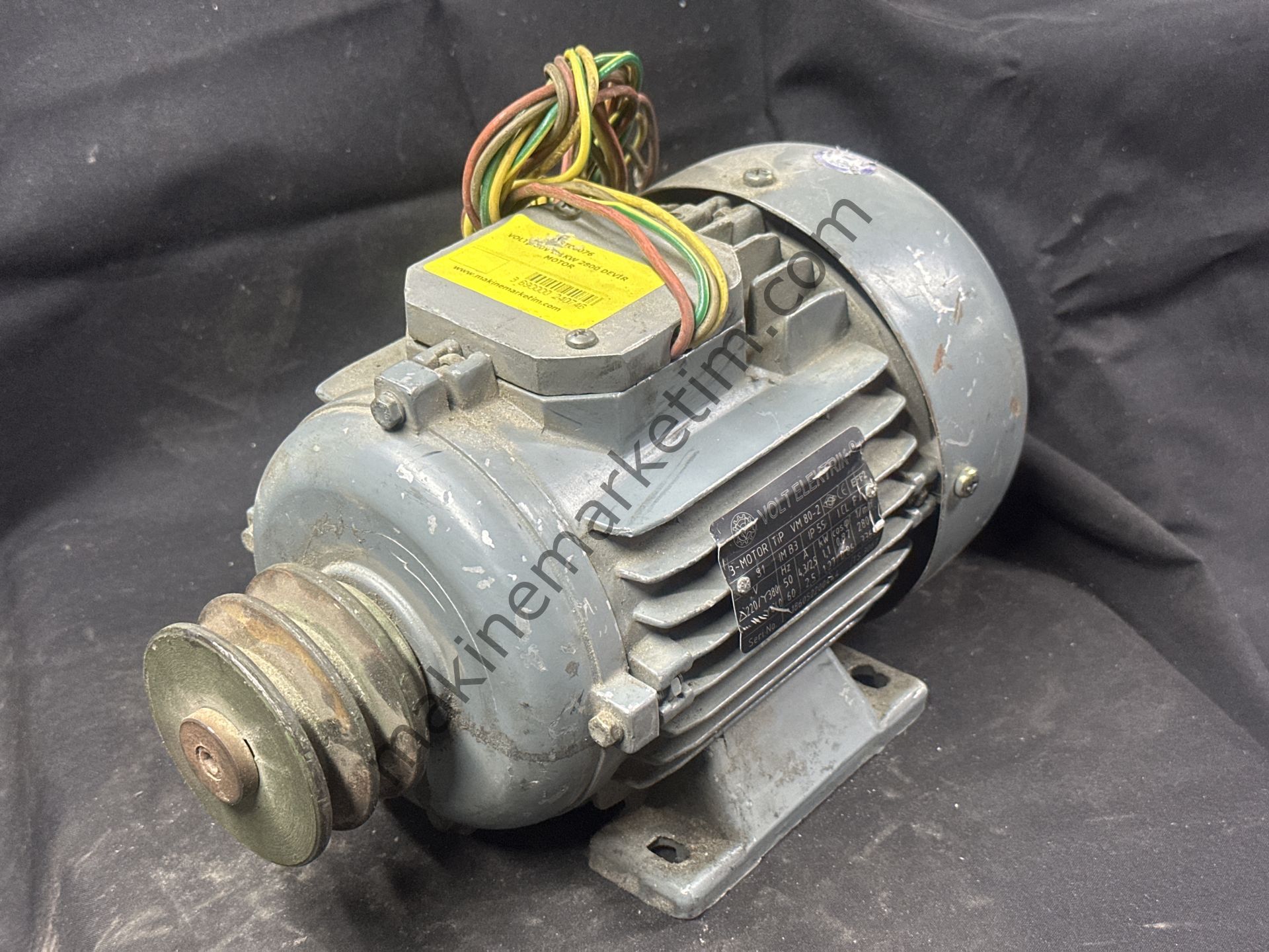 VOLT 380V 1.1KW 2800 DEVİR MOTOR