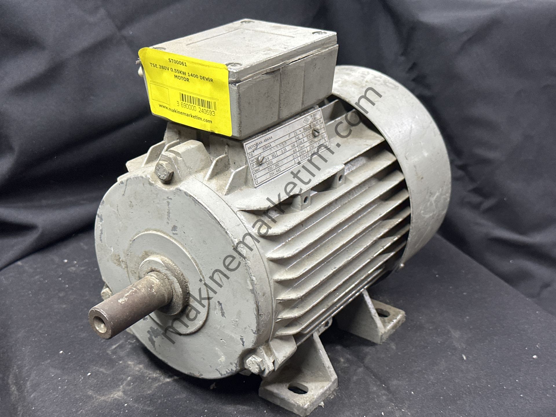 TSE 380V 0.55KW 1400 DEVİR MOTOR