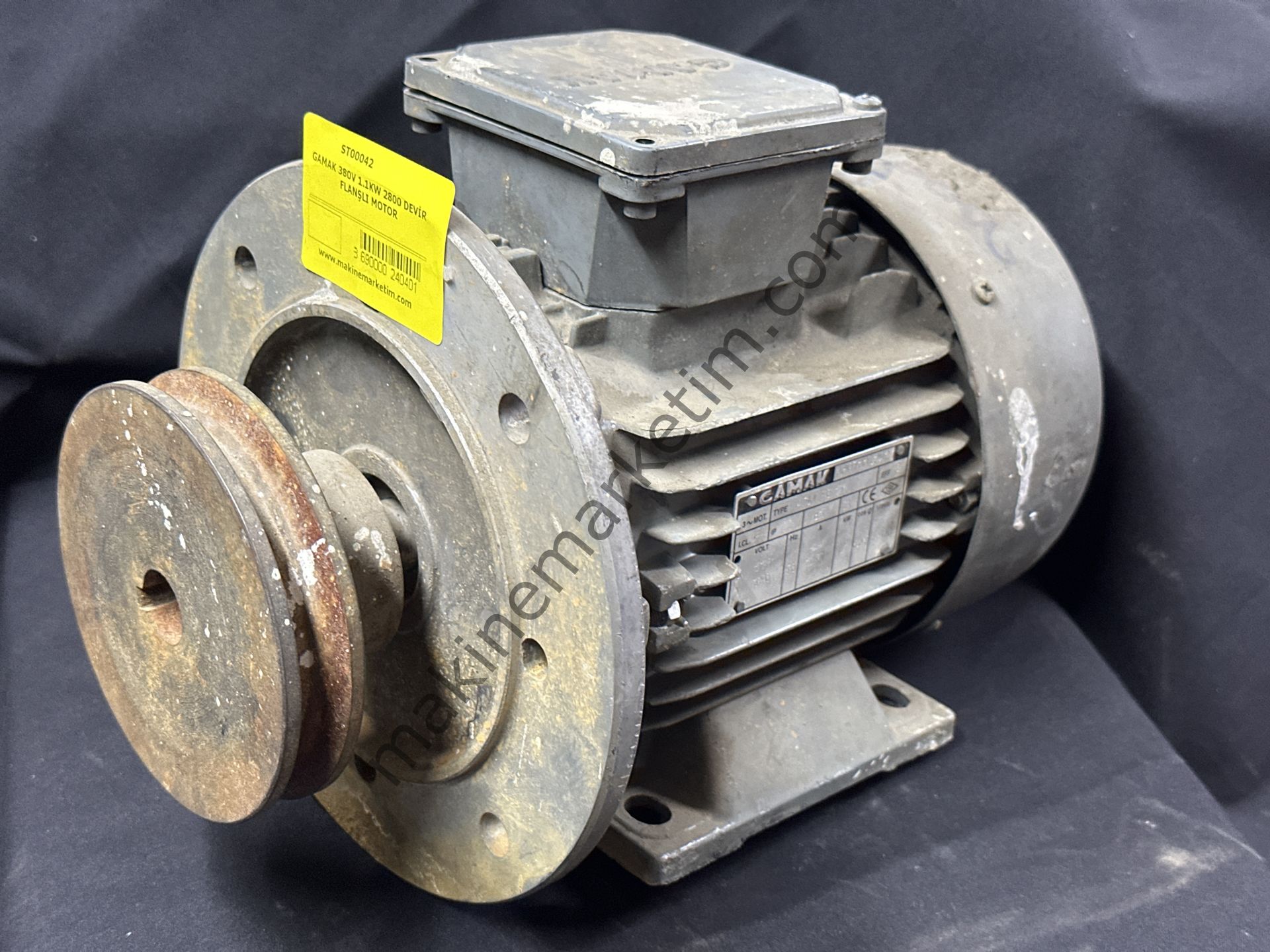 GAMAK 380V 1.1KW 2800 DEVİR FLANŞLI MOTOR