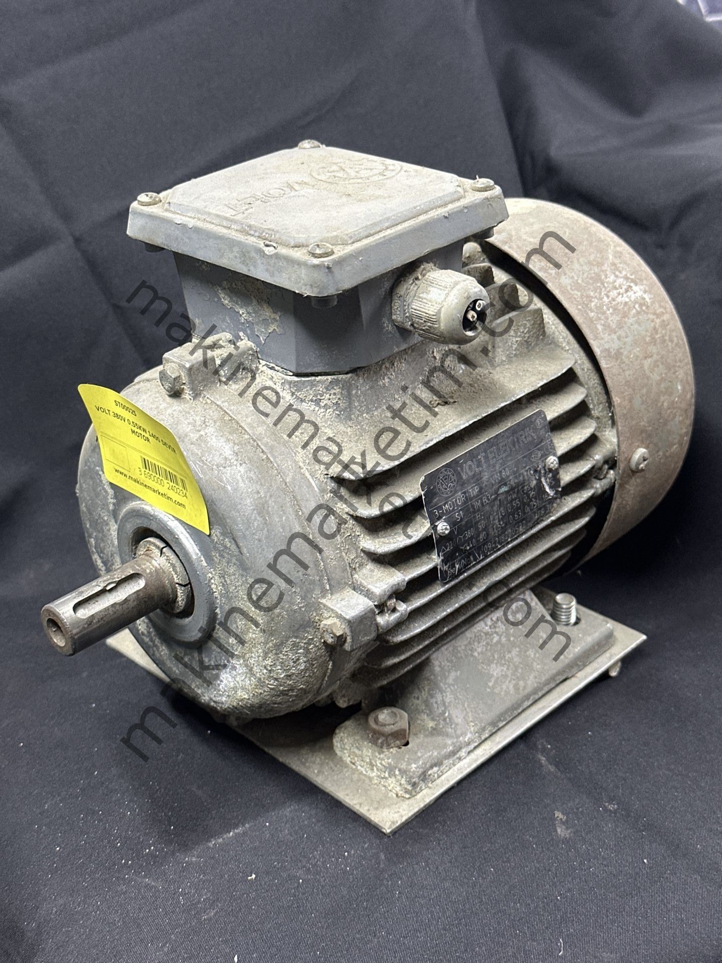 VOLT 380V 0.55KW 1400 DEVİR MOTOR
