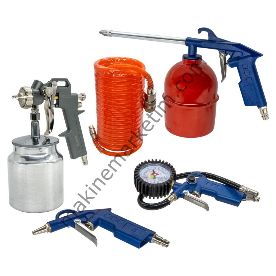 Mytol 50LT  Kompresör Yüksek Kalite 5 Parça Havalı Set