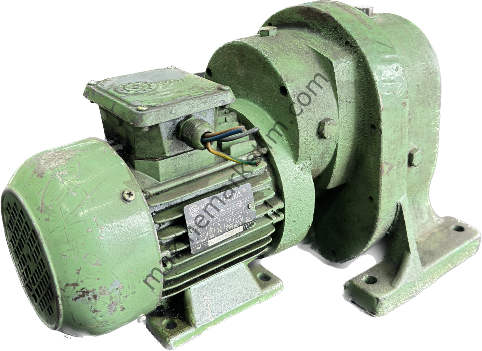 5 Devir Redüktörlü Motor 0.55KW 380Volt