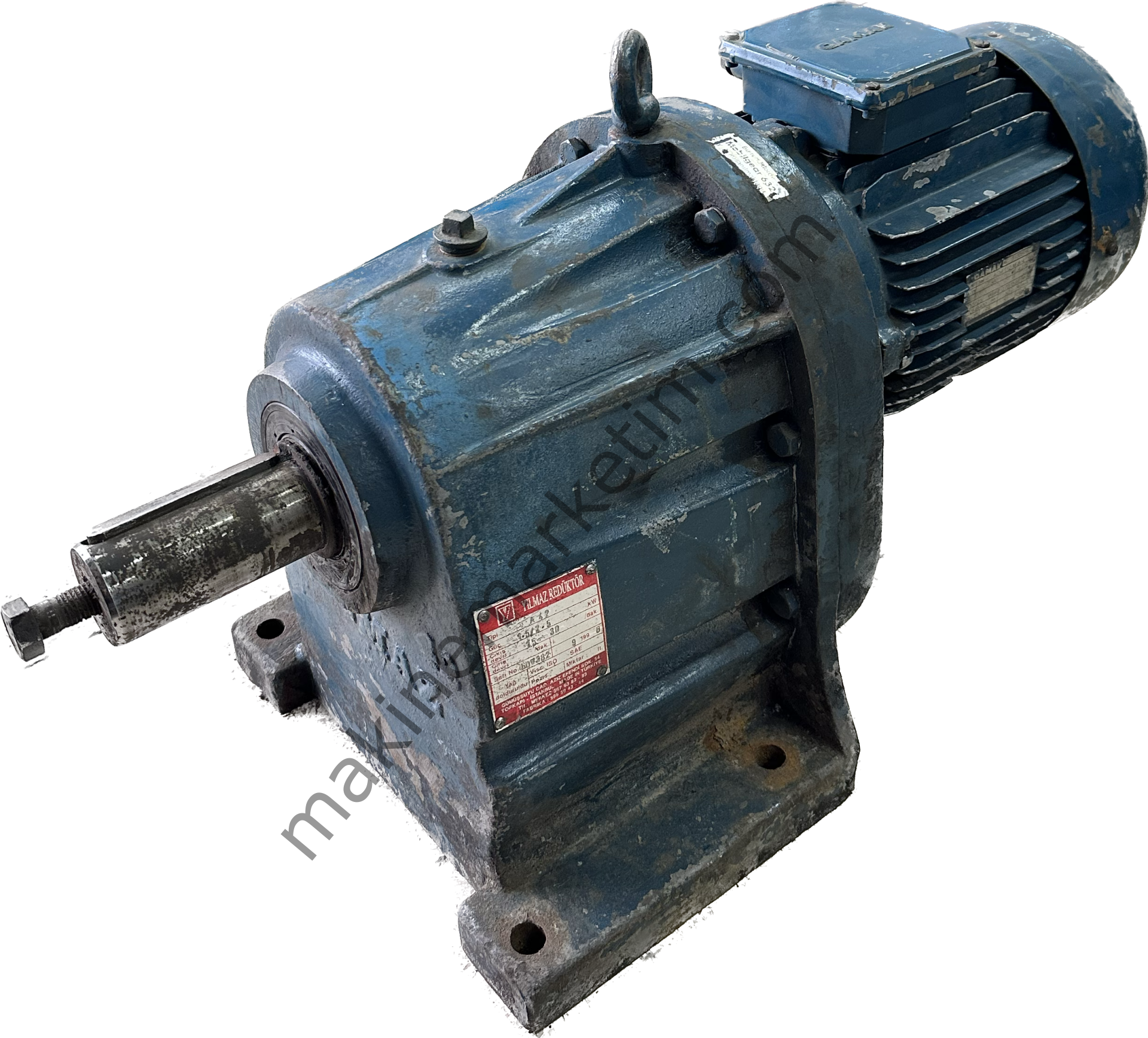 30 Devir Redüktörlü Motor 2.5KW 380Volt Yılmaz Redüktör