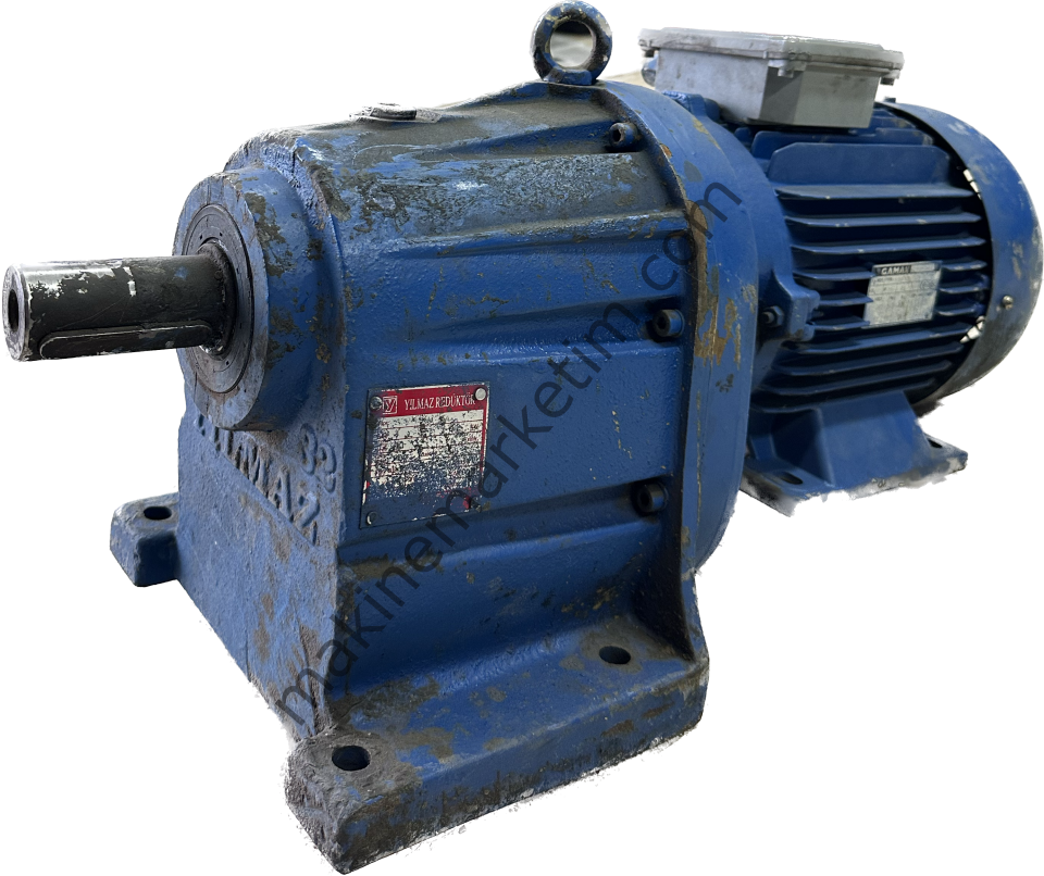 90 Devir Redüktörlü Motor 4KW 380Volt - Yılmaz Redüktör