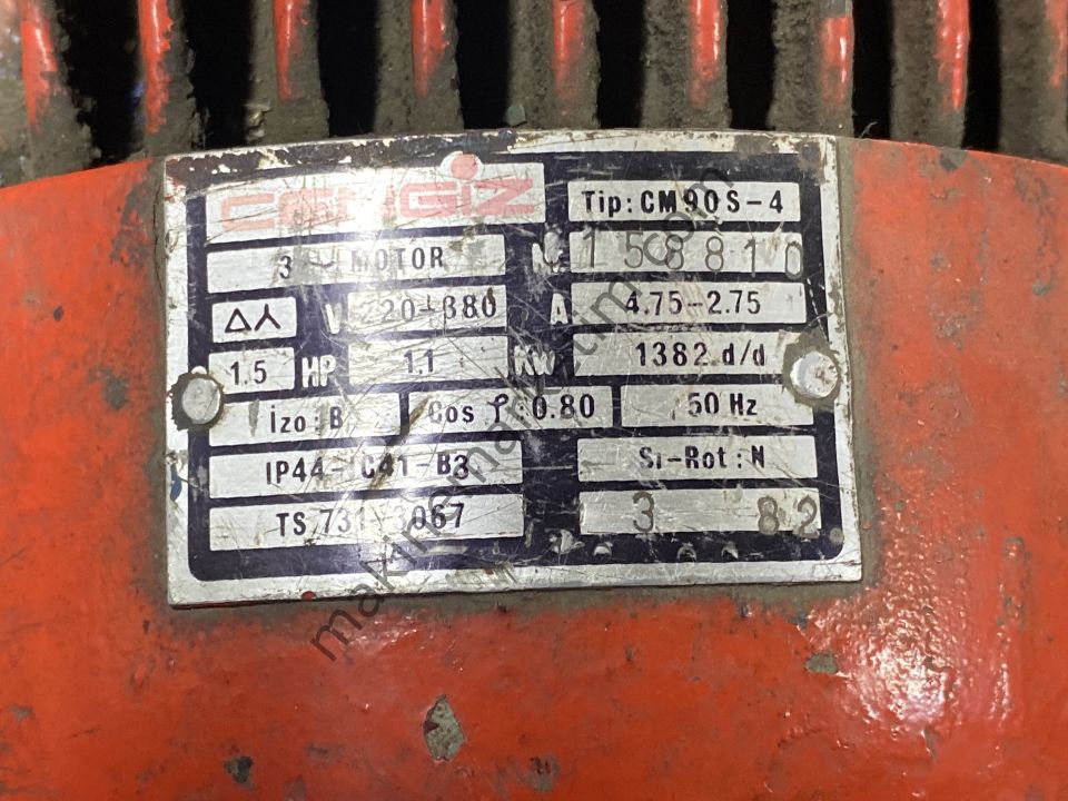 CENGİZ 380V 1.1KW 1400 DEVİR  MOTOR