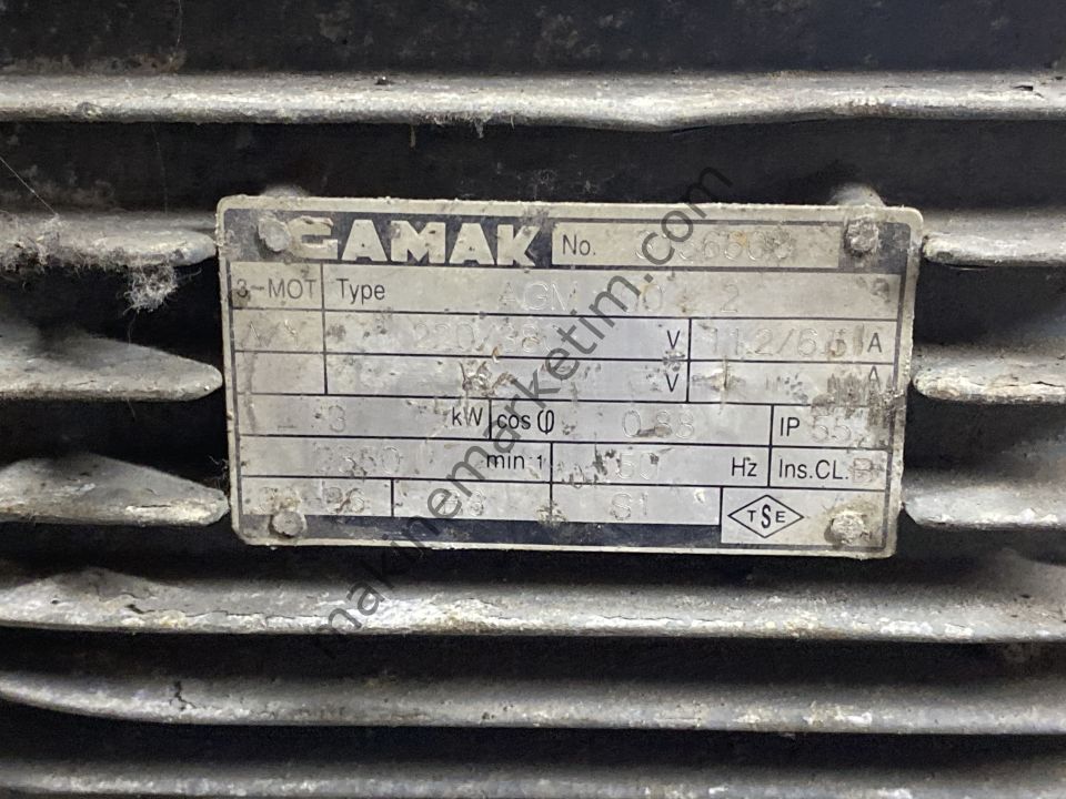 GAMAK 380V 3KW 2800 DEVİR KOMPAKT MOTOR