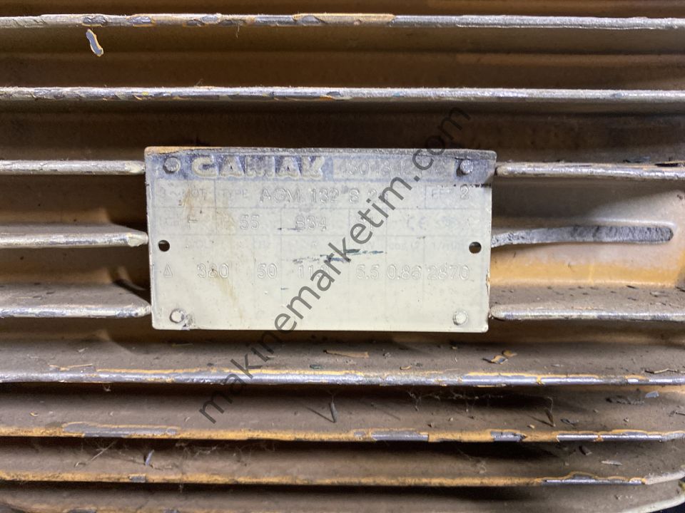 GAMAK 380V 5.5KW 2800 DEVİR MOTOR AYAKLARI YOK
