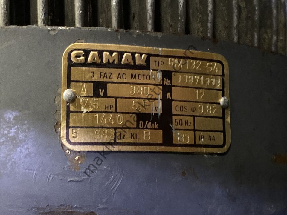 GAMAK 380V 5.5KW 1400 DEVİR MOTOR