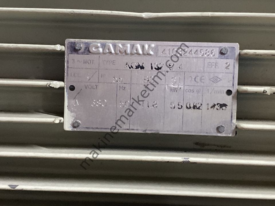 GAMAK 380V 5.5KW 1400 DEVİR  MOTOR