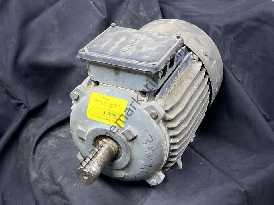 GAMAK 380V 3KW 1400 DEVİR  MOTOR AYAKLARI YOK