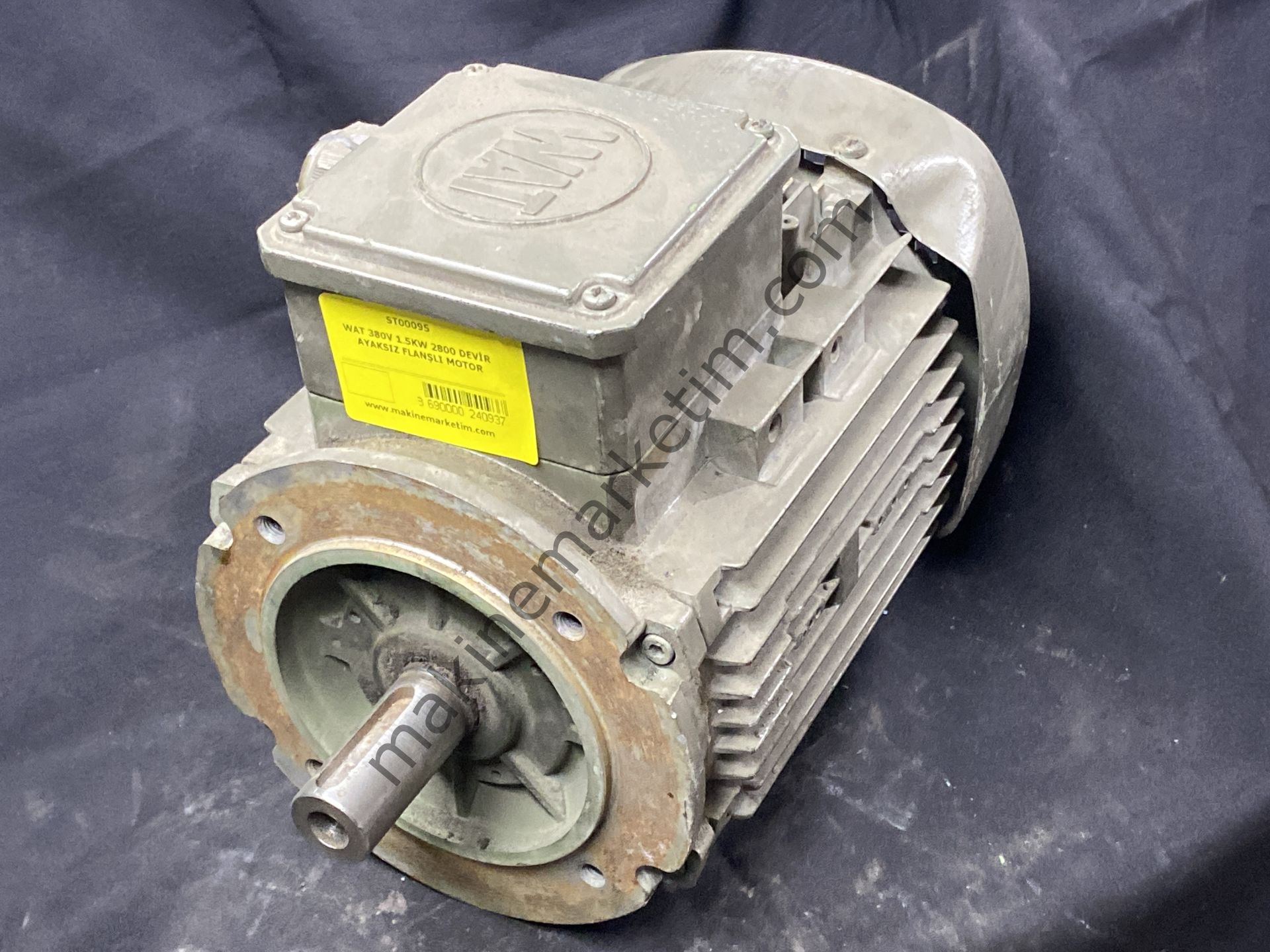 WAT 380V 1.5KW 2800 DEVİR AYAKSIZ FLANŞLI MOTOR