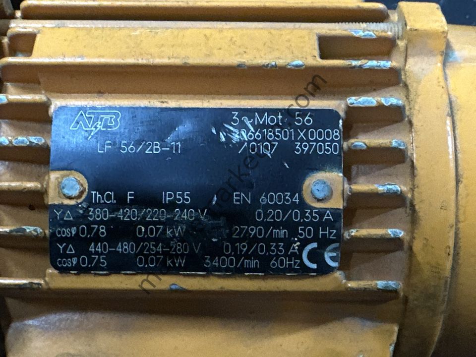 ATB 380V 0.07KW 2800 DEVİR  MOTOR