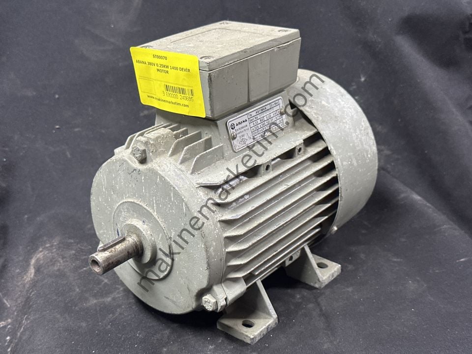 ABANA 380V 0.25KW 1400 DEVİR MOTOR