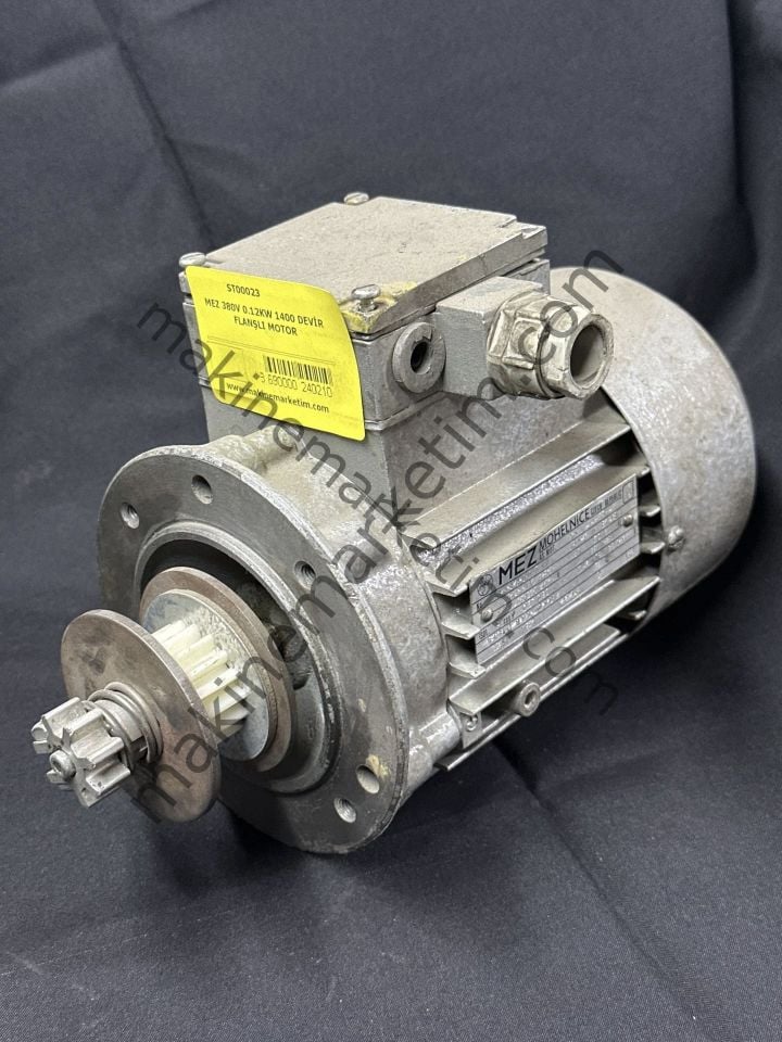 MEZ 380V 0.12KW 1400 DEVİR FLANŞLI MOTOR