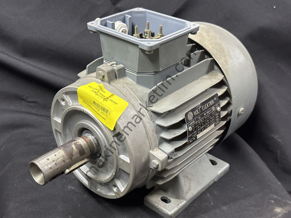 VOLT 380V 0.75KW 900 DEVİR FLANŞLI MOTOR